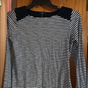 Stripe blue and white shirt